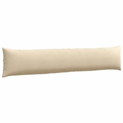 Coussins de canapé 2 pcs Crème 200 x 40 cm tissu 519086519086