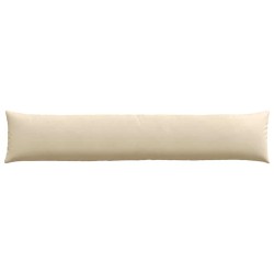 Coussins de canapé 2 pcs Crème 200 x 40 cm tissu 519086519086