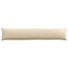 Coussins de canapé 2 pcs Crème 200 x 40 cm tissu 519086519086
