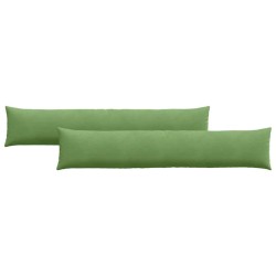 Coussins de canapé 2 pcs Vert clair 200 x 40 cm 519088519088