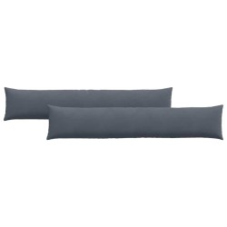 Coussins de canapé 2 pcs Gris foncé 200 x 40 cm 519089519089