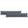 Coussins de canapé 2 pcs Gris foncé 200 x 40 cm 519089519089