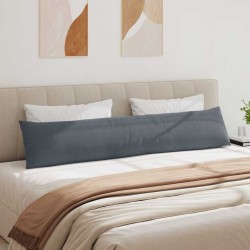 Coussins de canapé 2 pcs Gris foncé 200 x 40 cm 519089519089