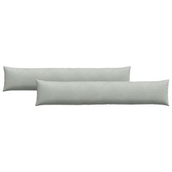 Coussins de canapé 2 pcs Gris clair 200 x 40 cm 519090519090