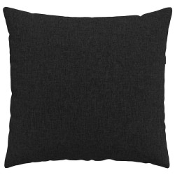 Coussins de canapé 2 pcs Noir 50 x 50 cm tissu 519095519095