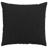 Coussins de canapé 2 pcs Noir 50 x 50 cm tissu 519095519095