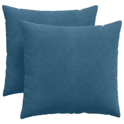 Coussins de canapé 2 pcs Bleu 45 x 45 cm 519101519101