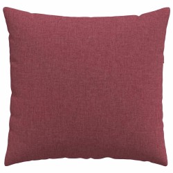 Coussins de canapé 2 pcs Bordeaux 50 x 50 cm tissu 519103519103