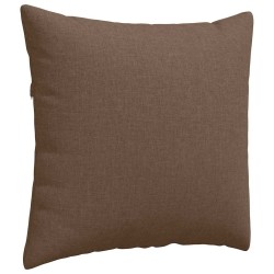 Coussins de canapé 2 pcs Marron 50 x 50 cm tissu 519104519104