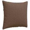 Coussins de canapé 2 pcs Marron 50 x 50 cm tissu 519104519104