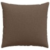 Coussins de canapé 2 pcs Marron 50 x 50 cm tissu 519104519104