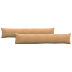 Coussins de canapé 2 pcs Marron 200 x 40 cm 519107519107