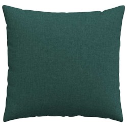 Coussins de canapé 2 pcs Vert foncé 50 x 50 cm tissu 519110519110