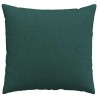 Coussins de canapé 2 pcs Vert foncé 50 x 50 cm tissu 519110519110