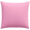 Coussins de canapé 2 pcs Rose 45 x 45 cm tissu 519111519111