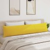 Coussins de canapé 2 pcs Jaune clair 200 x 40 cm tissu 519112519112