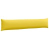 Coussins de canapé 2 pcs Jaune clair 200 x 40 cm tissu 519112519112