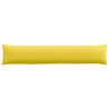 Coussins de canapé 2 pcs Jaune clair 200 x 40 cm tissu 519112519112