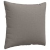 Coussins de canapé 2 pcs Taupe 50 x 50 cm tissu 519114519114