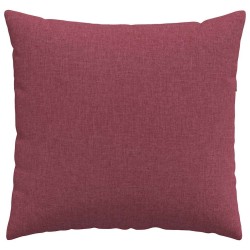Coussins de canapé 2 pcs Bordeaux 45 x 45 cm tissu 519117519117