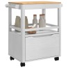 Chariot de cuisine FLORO Blanc 72,5 x 45 x 80 cm 519122519122