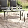 Table de Jardin Noir 80 x 40 x 45 cm polyrotin 519126519126