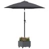 Pied de parasol Anthracite 45 x 45 x 45 cm Acier 519128519128