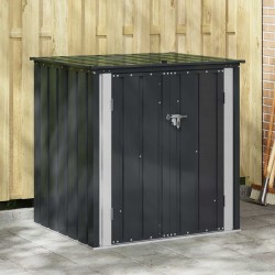 Boîte de Rangement de Jardin Noir 101,5 x 82 x 100 cm Acier 519129519129