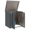 Boîte de Rangement de Jardin Noir 101,5 x 82 x 100 cm Acier 519129519129