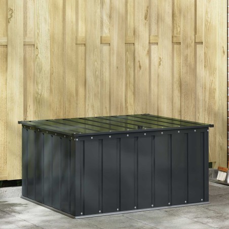 Boîte de Rangement de Jardin Noir 101 x 82 x 50 cm Acier 519130519130