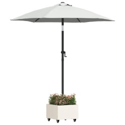 Pied de parasol Blanc 45 x 45 x 45 cm Acier 519135519135