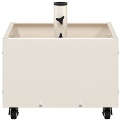 Pied de parasol Blanc 45 x 45 x 45 cm Acier 519135519135