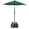 Pied de parasol Vert 45 x 45 x 45 cm Acier 519136519136