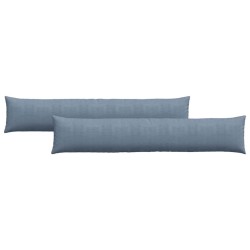Coussins de canapé 2 pcs Bleu 200 x 40 cm 519140519140