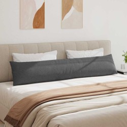 Coussins de canapé 2 pcs Gris foncé 200 x 40 cm 519141519141
