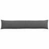 Coussins de canapé 2 pcs Gris foncé 200 x 40 cm 519141519141