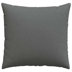 Coussins de canapé 2 pcs Gris foncé 45 x 45 cm tissu 519142519142