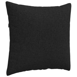 Coussins de canapé 2 pcs Noir 45 x 45 cm tissu 519143519143