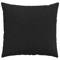 Coussins de canapé 2 pcs Noir 45 x 45 cm tissu 519143519143