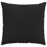 Coussins de canapé 2 pcs Noir 45 x 45 cm tissu 519143519143