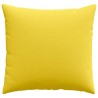 Coussins de canapé 2 pcs Jaune clair 45 x 45 cm tissu 519144519144