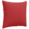 Coussins de canapé 2 pcs Rouge 45 x 45 cm tissu 519145519145