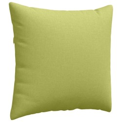 Coussins de canapé 2 pcs Vert clair 45 x 45 cm tissu 519147519147