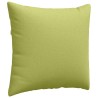 Coussins de canapé 2 pcs Vert clair 45 x 45 cm tissu 519147519147