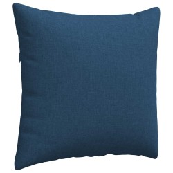 Coussins de canapé 2 pcs Bleu 45 x 45 cm tissu 519148519148