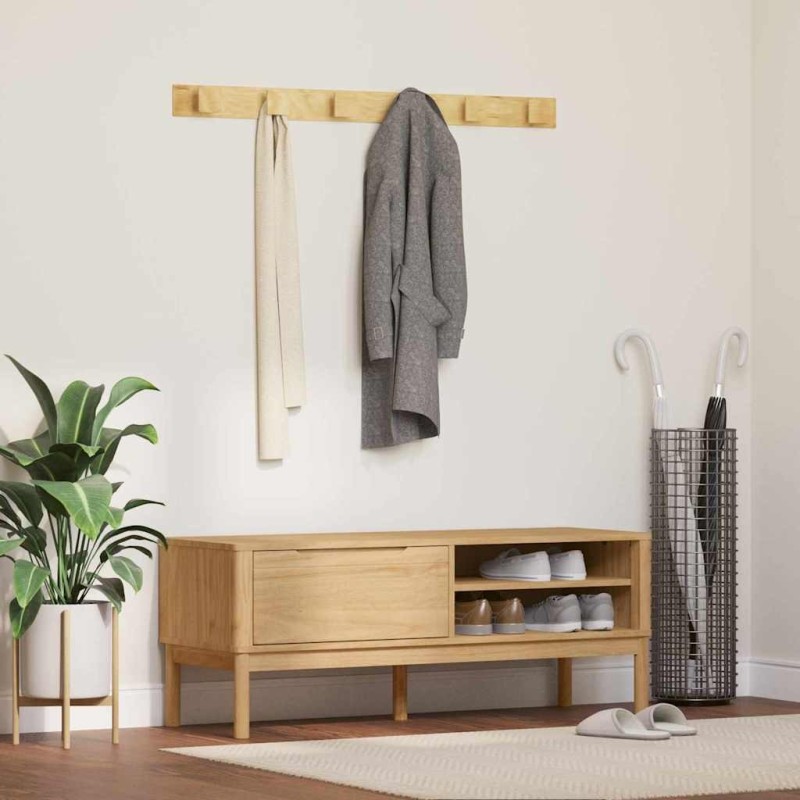 Banc de couloir avec tiroir FLORO Cire marron 115 x 40 x 45 cm 519153519153