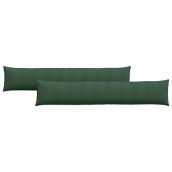 Coussins de canapé 2 pcs Vert foncé 200 x 40 cm 519157519157