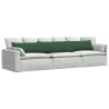 Coussins de canapé 2 pcs Vert foncé 200 x 40 cm 519157519157
