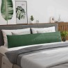 Coussins de canapé 2 pcs Vert foncé 200 x 40 cm 519157519157