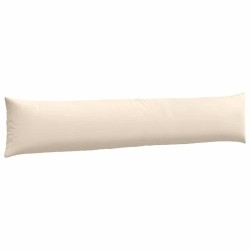 Coussins de canapé 2 pcs Beige 200 x 40 cm tissu 519158519158
